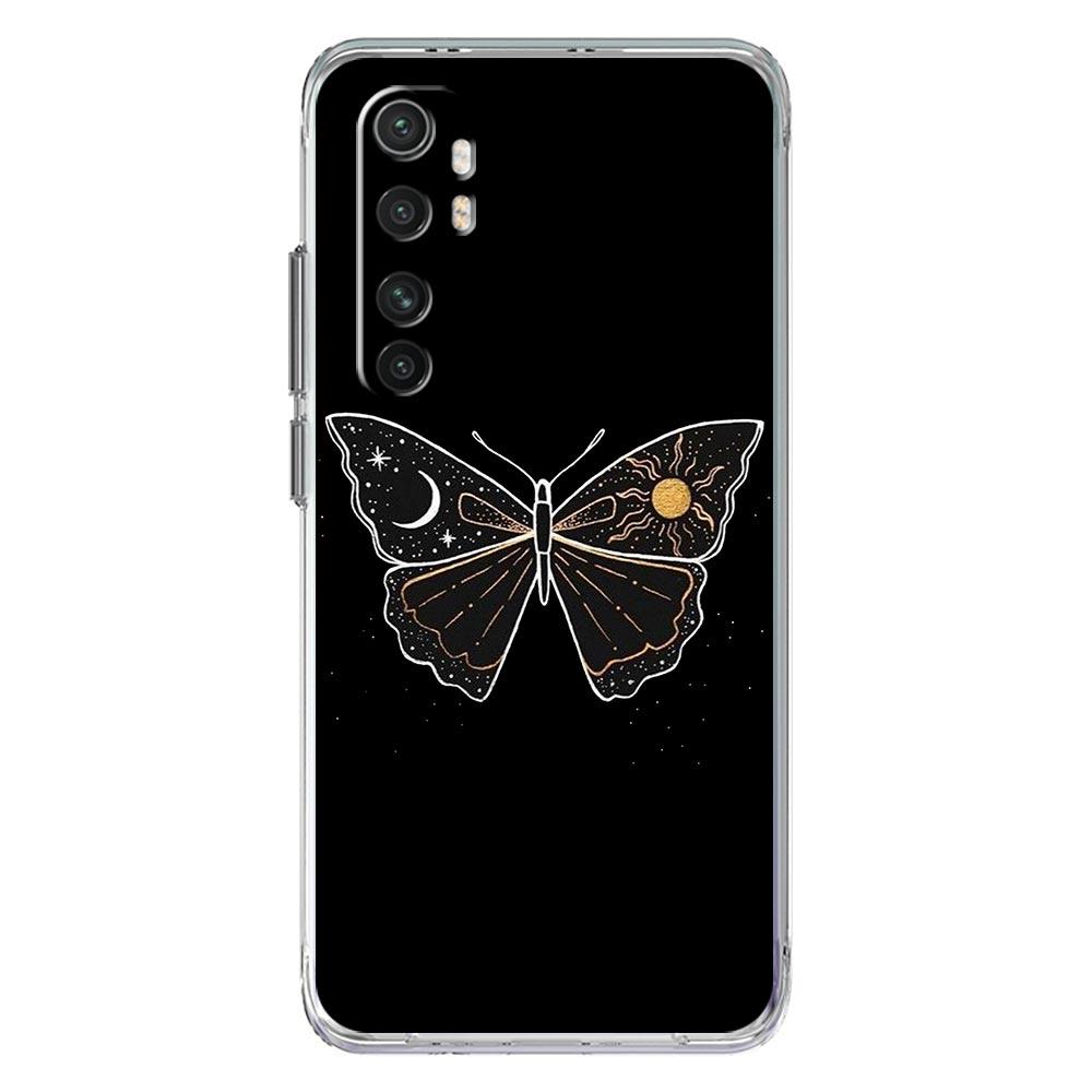 Księżyc Tarot kot Estetyczne etui na telefon Dla Xiaomi Mi 12T 10 12 Lite 11 Ultra 11X 11T Pro 11i Poco X4 X3 NFC F3 M3 M4 5G Przezroczyste etui