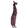 Blood Printed Halloween Blood Costume Cosplay Props Horror Cape Witch Cloak Hat Set  Decoration