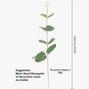 20Pcs Green Color Fake Eucalyptus Plants Decoration Artificial Plants Bouquets  Wedding Decor