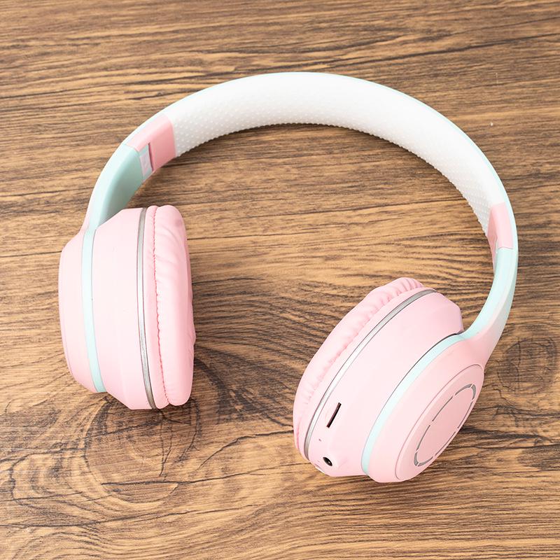 GT630 Cartoon Foldable Over-Ear Bluetooth Headphones - Heavy Bass Gaming