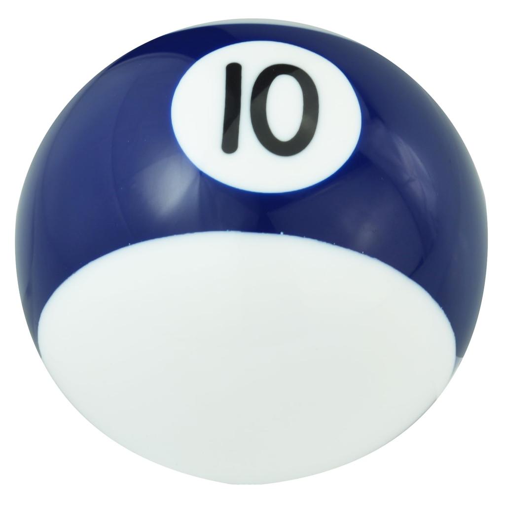 Abfer Billiard Shift Knob No.10 Car Shift Lever Handle Head Automatic Manual Car Truck Universal, Blue