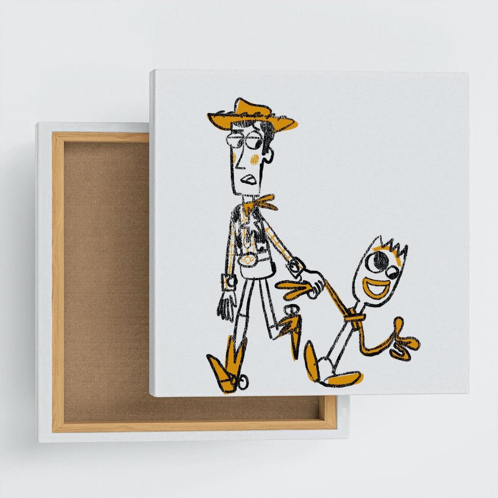 Art Deli Toy Story Poster Panel, 30cm x 30cm, Pixar, Made in Japan, Lightweight Fabric, pixa-1906-015