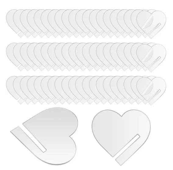 

30PCS Acrylic Round Cocktail Cup Charm Round Beverage Label Blank Label DIY Wedding Birthday Party Decoration 30pcs