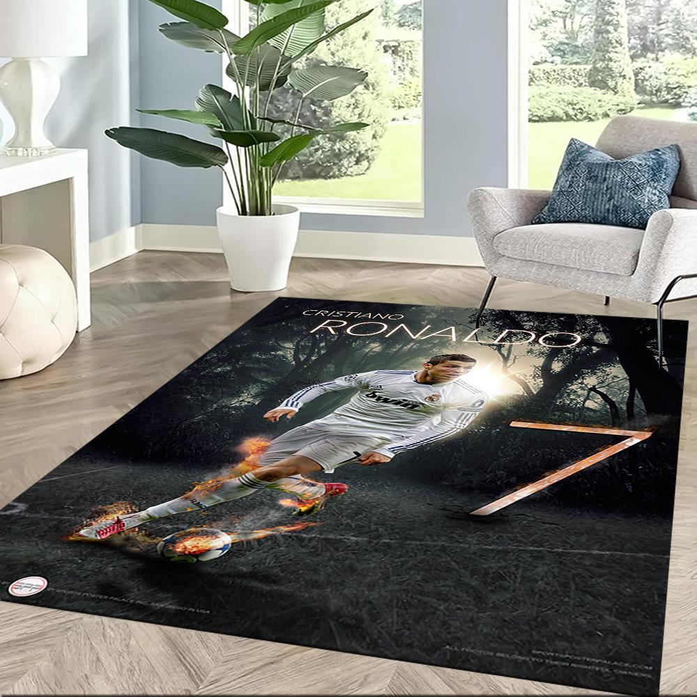 Cristiano Ronaldo Area Rug Perfect For Entryway Game Room Outdoor Study Room Antislip Carpet Office Home Decor Perfect Birthdaychristmas Gift Idea