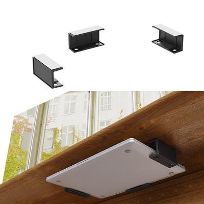 3 Stück/Set Wandmontage Laptop-Halter Unsichtbare Kunststoffhalterung Auf Tisch montiert