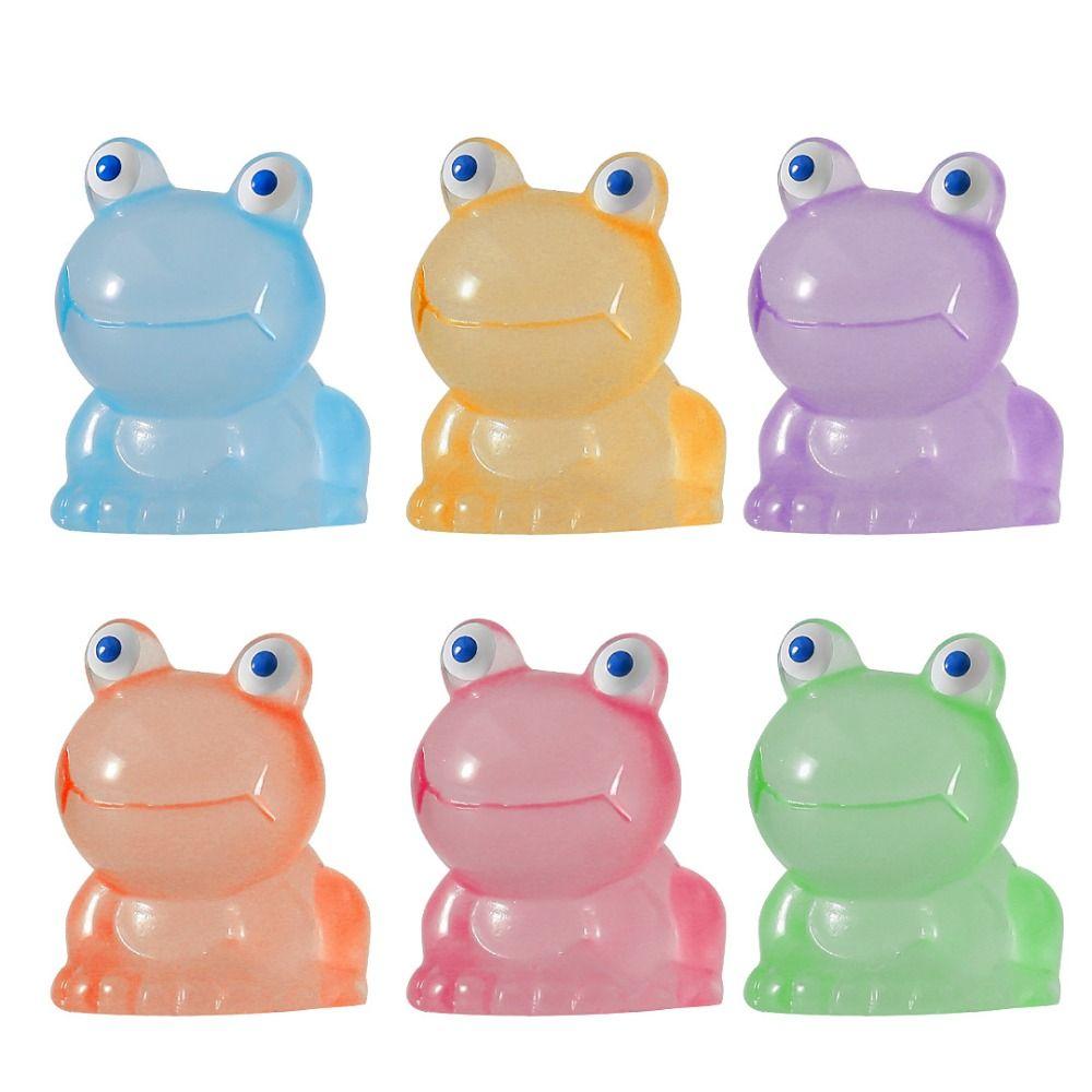 

Glow At Night Miniature Mini Frog Ornaments New Figurines 1