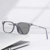 Fashionable Color-changing Nearsighted Glasses  Retro Anti-blue Light Glasses Frame Photochromic Myopia Glasses-1.75-2.25-2.75