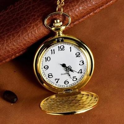 Taschenuhr Gold Vintage Uhr Taschenuhr mit Kette (46336562)