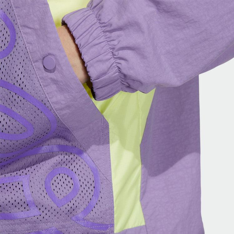 Adidas Neo Spliced Letter Breathable Mesh Sports Woven Jacket Women Jacket Multicolor HS8836