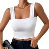 Summer New Women's Camisole Sexy Slim Hot Girl Wide Shoulder Strap Sleeveless Top