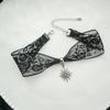 Gothic Star Pendant Lace Choker Retro Necklace For Women Trendy Charm Personalized Neck Jewelry Accessories