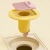 Floor Drain Filter Universal Fit Comb Design Smooth Drainage Easy to Clean Hair Catcher Odor-proof Floor Drain Protector