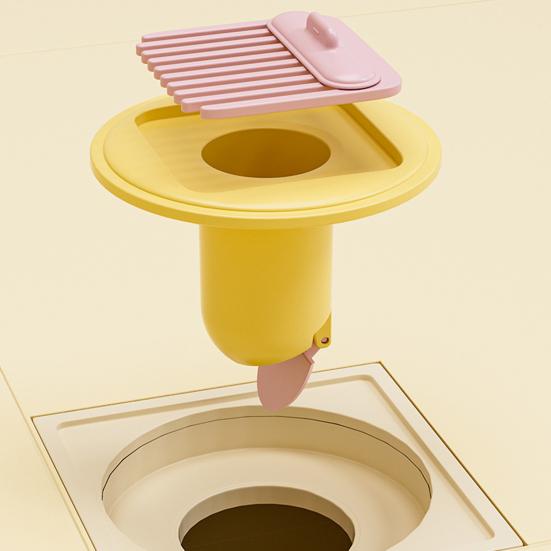 Floor Drain Filter Universal Fit Comb Design Smooth Drainage Easy to Clean Hair Catcher Odor-proof Floor Drain Protector