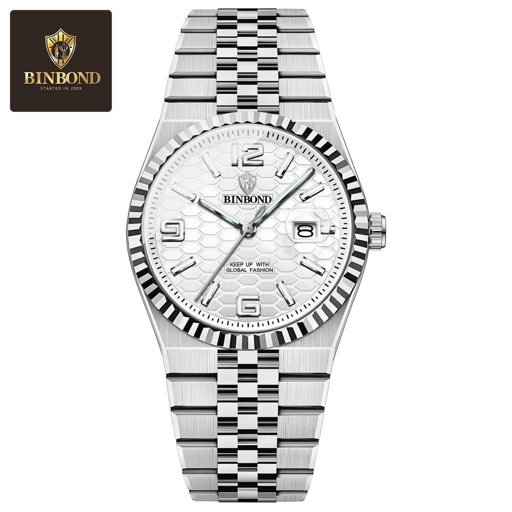 Binbang BINBOND Men's High-End Genuine 2025 Large Dial Watch