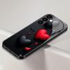 Love design tempered glass phone case suitable for Samsung Galaxy S26 S25 S24 S23 S22 S20 FE/Ultra/Plus anti drop back cover