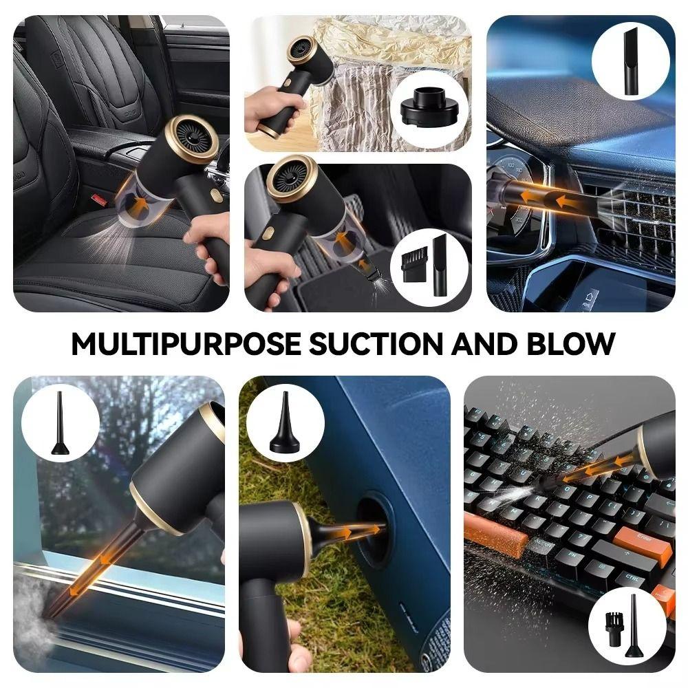 Rechargeable Mini Vacuum Cleaner Strong Suction Portable Vacuum Cleaner  Keyboard Cleaning