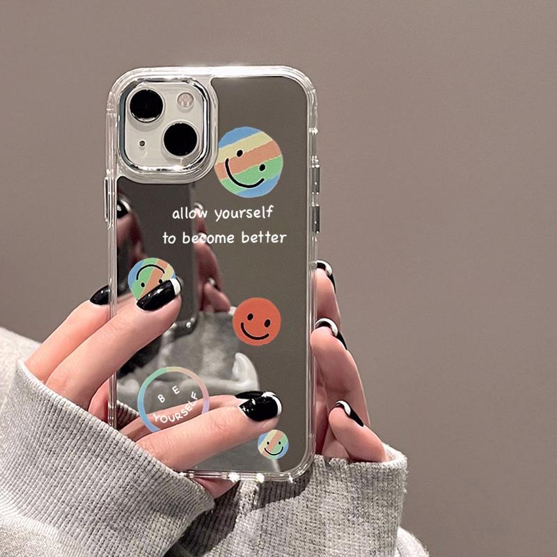 Mobile Phone Cases for iPhone 11 13 XR 15 Pro Max 12 14 Pro Max Case iPhone 16 XS Max Mirror Protective Case Mirror Exquisite Cartoon Waterproof