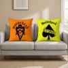 Metal Motrhead Cushion Cover Cushion Cover Set 4Pcs 50X50 45X45 40X40 Pillowcase Decorative Sofa Home Decor