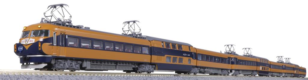 KATO N Gauge Kintetsu 10100 Series New Vista Car Triple Series Set Product Railway Model Train 9-Car Special 10-1911