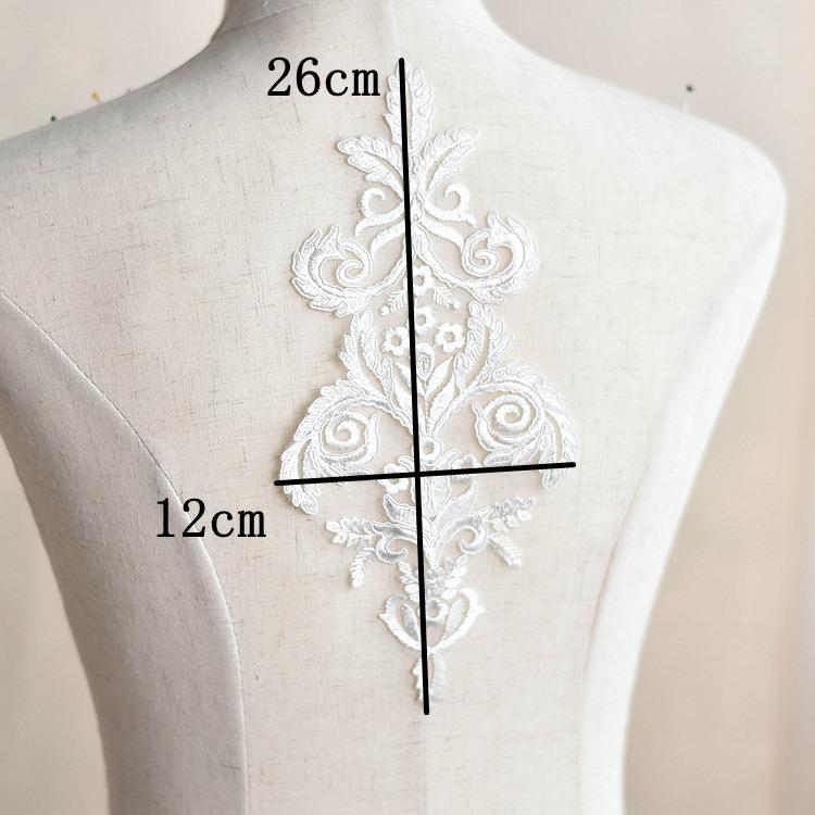 Wedding Dress Handmade Diy Flower Material Embroidered Lace
