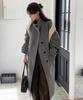 Kiimuir (Women'S) High-Neck Wool Long Coat_Gray