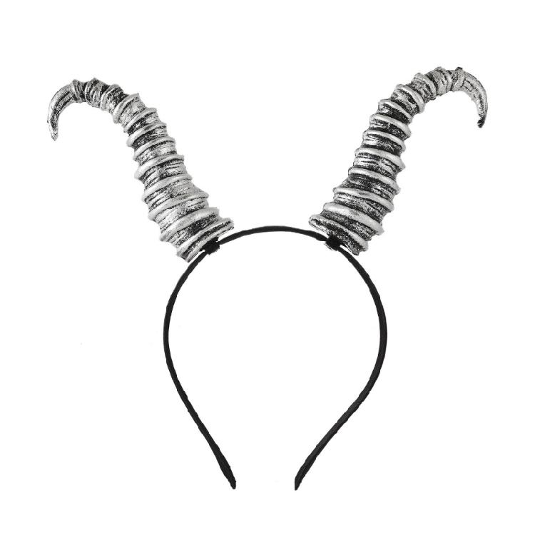 Unisex Plastic Devil Horn Headwear Practical Party Accessory Halloween Headbands Suitable For Costume Parties Daily Fun