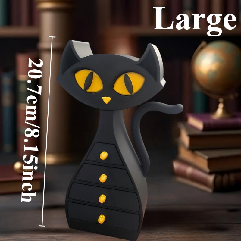 Creative Black Cat-shaped Jewelry, Accessories, Jewelry Storage Box, Small Item Collection and Storage Box,Valentine's Day Gifts
