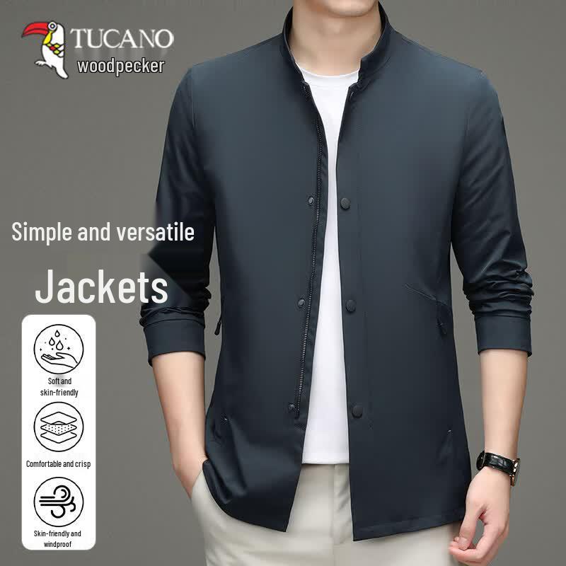 TUCANO Men's Stand Collar Business Casual Jacket