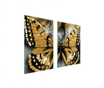 SZKLANA PŁYTA OCHRONNA DO KUCHNI 65x52 MOTYL