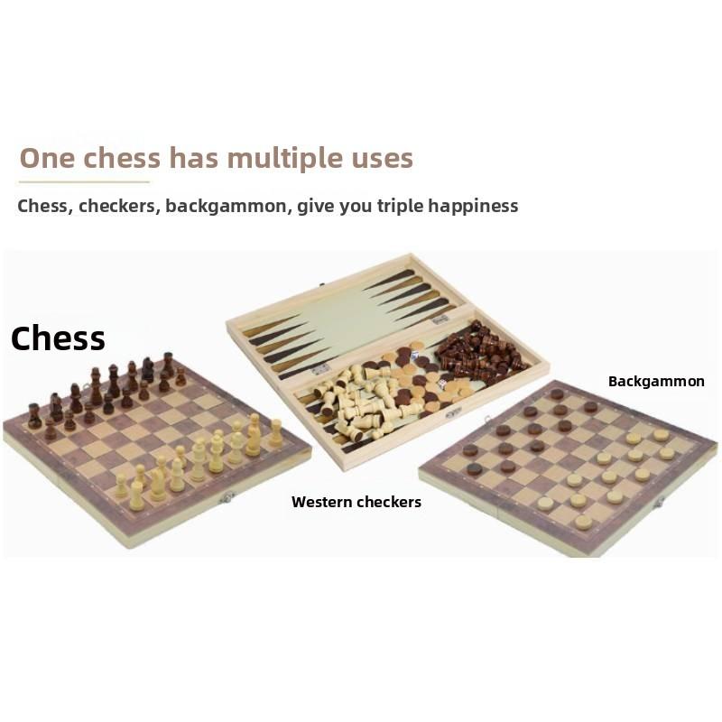 Wooden International Chess Set With Trigame Variations For Family Fun And Chess Enthusiasts