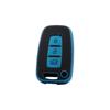 TPU Leather Car Remote Key Cover Case Shell Key Fob for Genesis Equus Veloster Lafesta Sportage Forte Optima Soul Azera Sorento Protector Holder