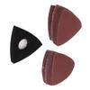 51pcs Multitool Sandpaper 80mm Triangular Sanding Pad 60 80 120 180 240 Grit Sanding Sheet Kit