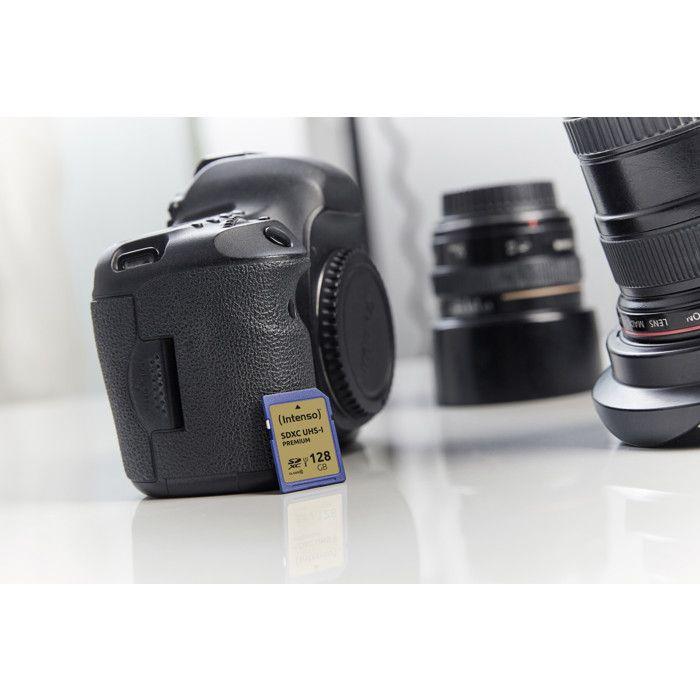 Carte mémoire sdxc uhs-i - intenso - 64gb - classe 10 - vitesse de lecture jusqu'à 45 mo/s