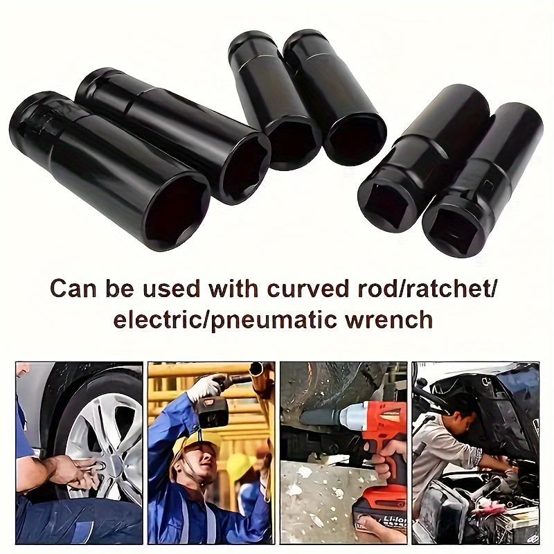 10-pack 1/2" drive socket set, 6-point hexagon impact socket set, 8-24mm impact socket set with storage box