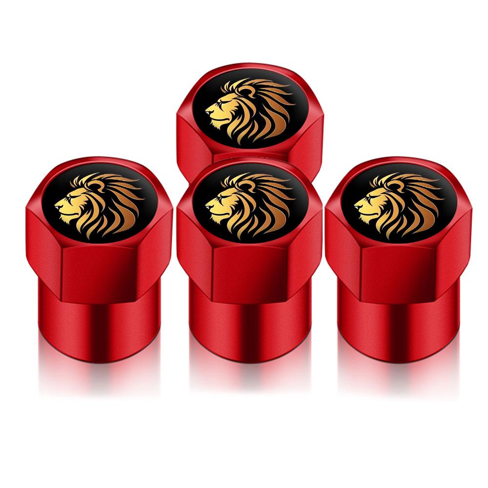 4PCS/LOT DIY Universal For Lion Shape Car Wheel Tire Air Valve Caps Stem Car Stickers For Cars Motor Auto Accessories Decor Gift