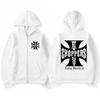 Paul Walker T-Shirt West Coast Choppers Retro Print Hoodie Herren Mode Top Hip-Hop Jacke Reißverschlussjacke Heißer Verkauf Streetwear