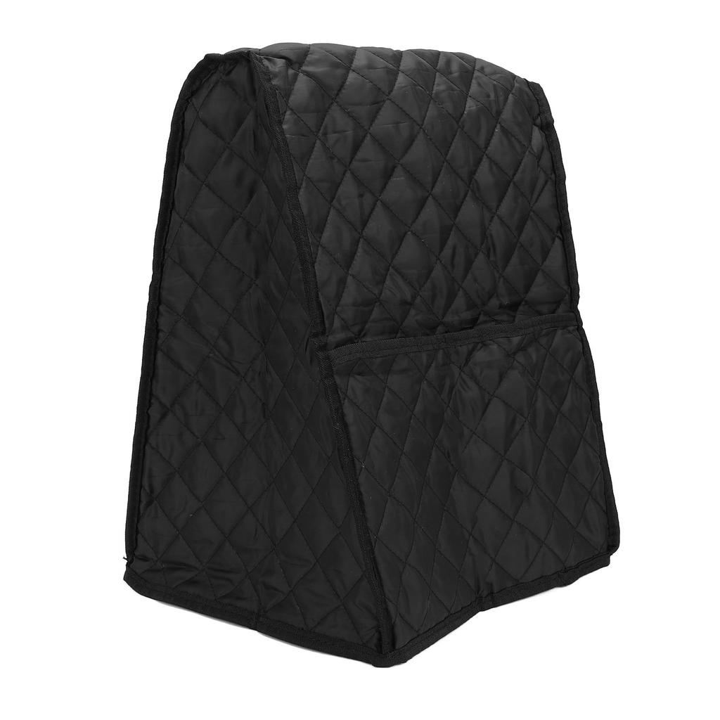 Stand Mixer Cover Lightweight Soft Protective Quilted Fabric Kitchen Mixer Dust Cover Black