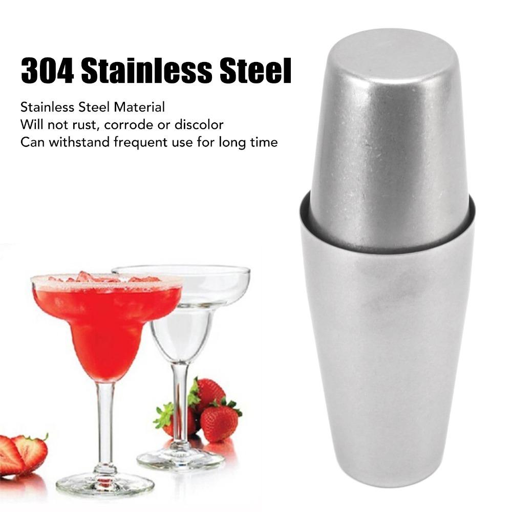 Dishwasher Safe Drink Mixer 304 Stainless Steel Cocktail Mixing Cup Sturdy Bartender Shaker Party