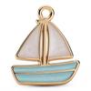 Colorful Alloy Ocean Charm Pendant for DIY Bracelets & Keychains