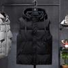 Men S Thickened Detachable Hood Camouflage Work Sleeveless Waistcoat Vest Outerwear