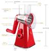 Geedel Rotary Cheese Grater, Dishwasher Safe Vegetable Cheese Slicer with Strong Sunction Base, Kitchen Gratrer Vegetable Slicer BPA Free,