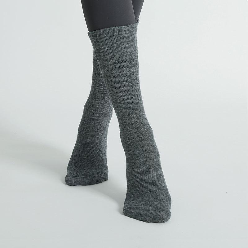 

Женские весенне-осенние фитнес-носки для йоги, пилатеса, занятий спортом в помещении, нескользящие, профессиональные, цилиндрические, пятипалые 1 pair серый