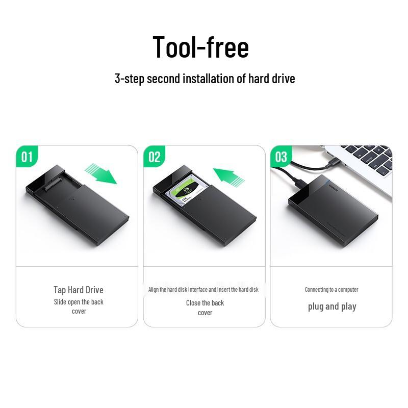 UGREEN USB3.1 2.5-inch HDD/SSD Enclosure