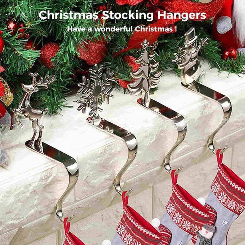 

Stocking Hook Elk Mantle Stocking Holder Non-slip Mat C