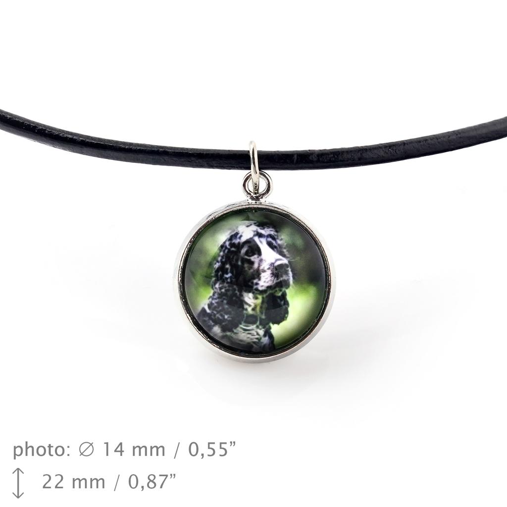 American Cocker Spaniel, Merry Cocker – Necklace in a box, elegant decoration | Art-Dog