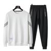 Men's Spring-Autumn Casual Sweatpants & Crew Neck Sweatshirt Set