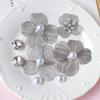 8 Stuks Schoenaccessoires Afneembare Metaalbloemdecoratie met Strass-Inleg, Gegalvaniseerd, Voor Klompen, Strandschoenen en Sandalen