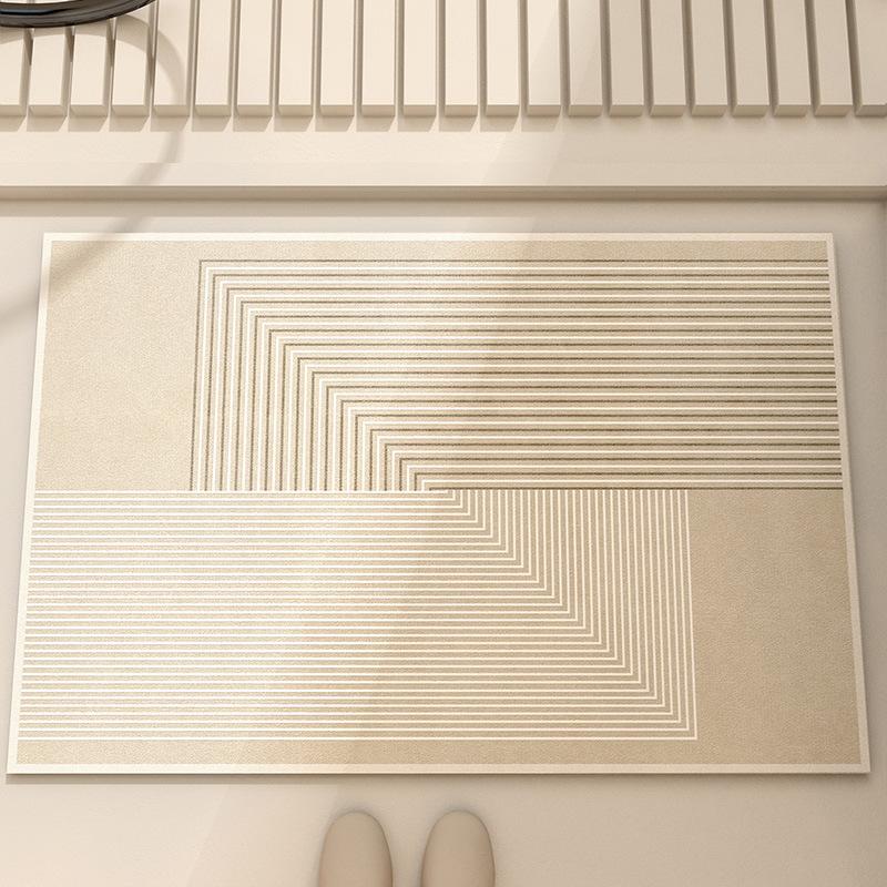 Xiansu bathroom floor mat, toilet suction door foot mat, carpet, diatom mud non-slip toilet, suction mat toilet