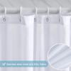 Gradual Change Digital Printing Shower Curtain, Waterproof Bathroom Curtain, Polyester Thickened Shower Cover Bathroom Curtain