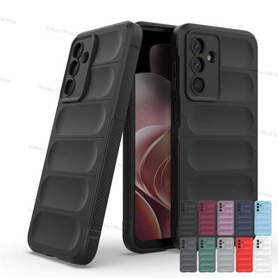 עבור Samsung Galaxy M36 5G כיסוי Samsung Galaxy M36 5G כיסויים עמידים בפני זעזועים סיליקון נגד טביעות אצבע כיסוי טלפון TPU מגן